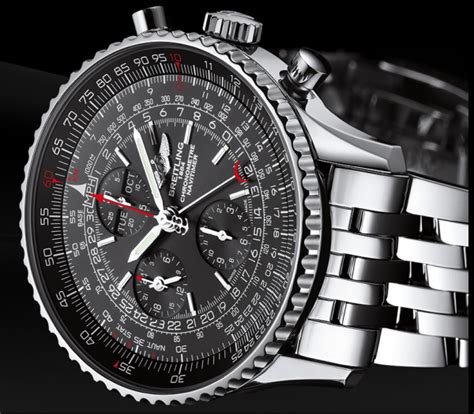 breitling navitimer black dial replica|breitling reproduction watches for men.